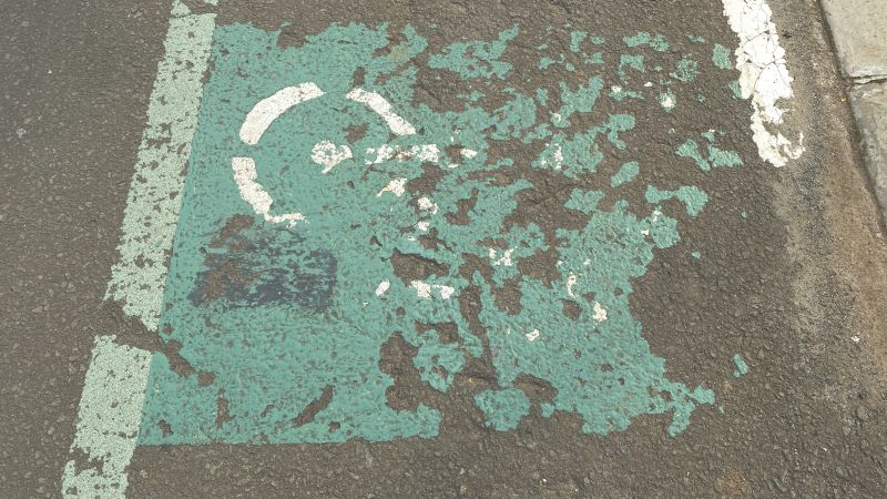 Sidewalk Graffiti Removal